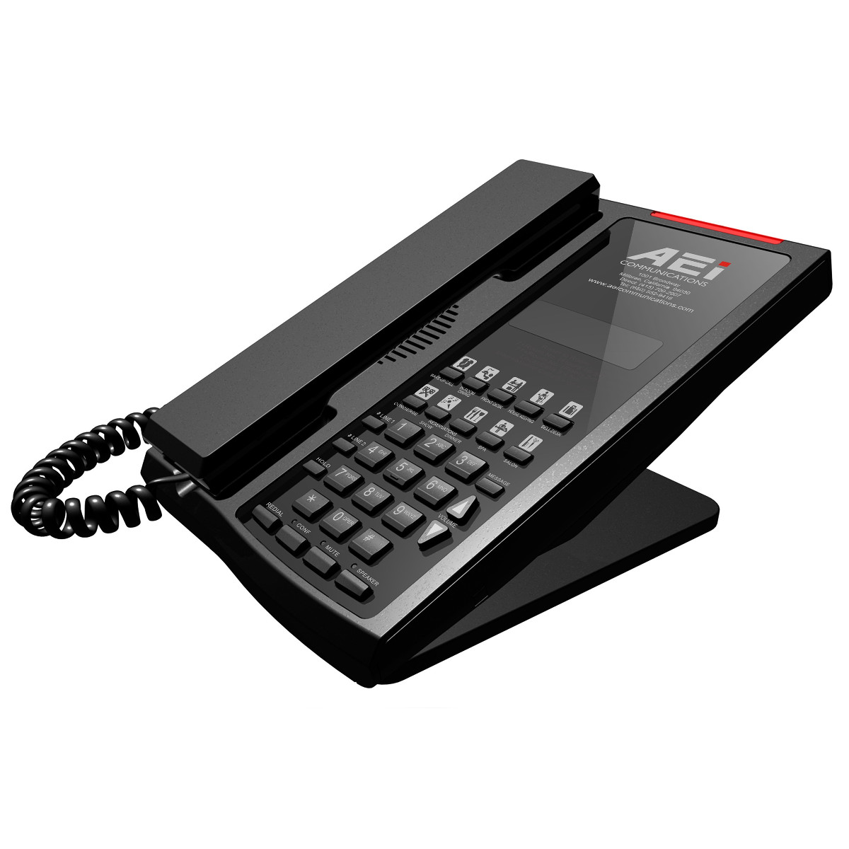 Dual-Line Analog DECT Corded Speakerphone (Master) – ASP-9210-SM